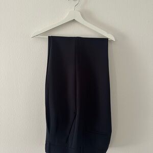Aritzia Babaton Effortless Pant Curve Fit Dark Night Navy High Waisted Trouser